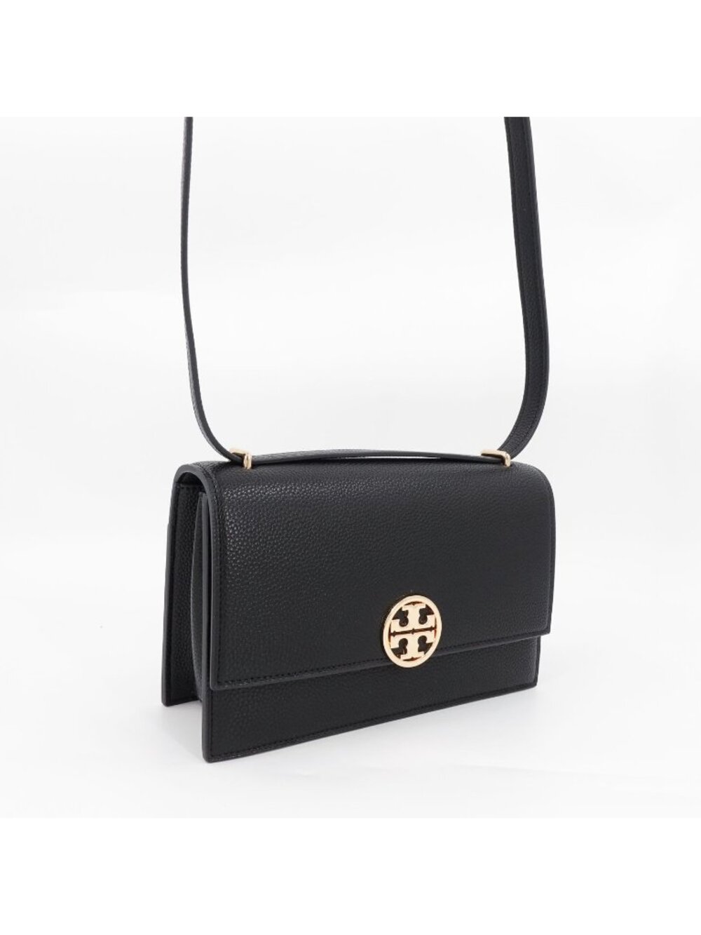 Tory Burch Miller Shoulder Bag Black OS - Picture 14 of 16